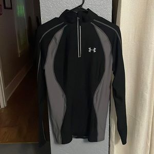 Black Under Armour Long Sleeve Running Tee